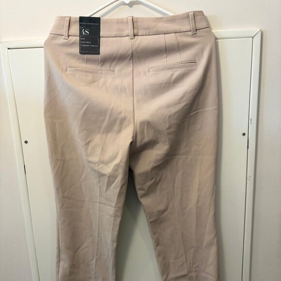 White House Black Market Slim Ankle Pants 4S — Beige, NWT - Picture 7 of 7